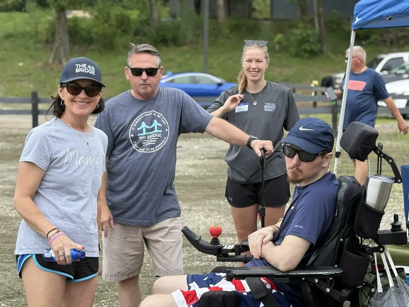 Just In Time Adaptive Wellness partners at a community event
